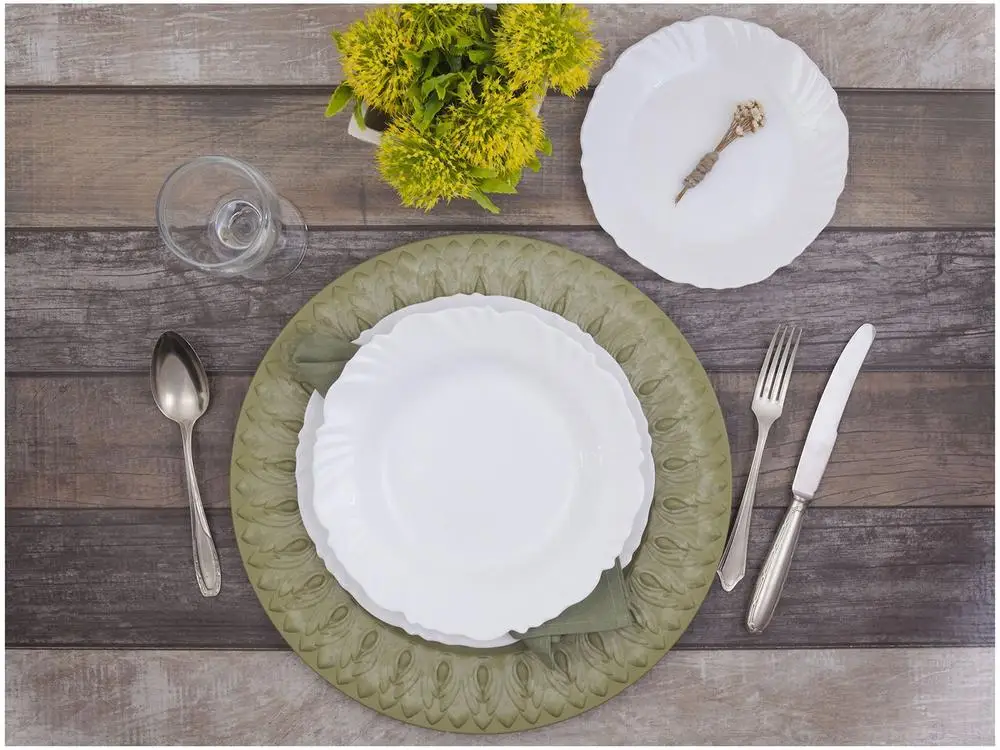 وعاء عشاء نادر ، 16 قطعة #2