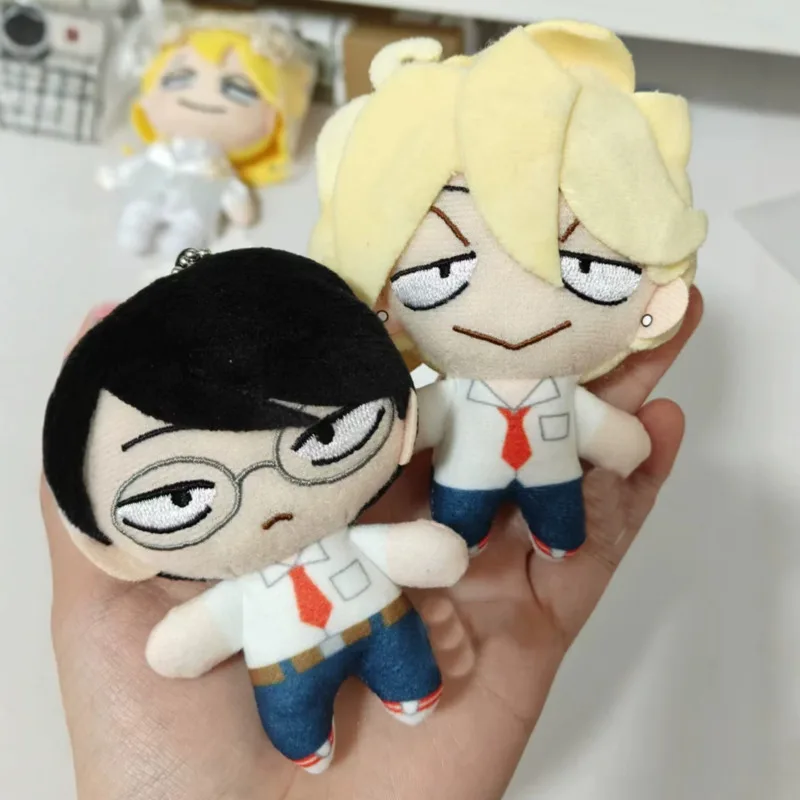

10cm Anime Rihito Sajou Hikaru Kusakabe Plush Doll Soft Stuffed Toy Hikaru Rihito Pendant Keychain Cute Anime Fans Collect Gift