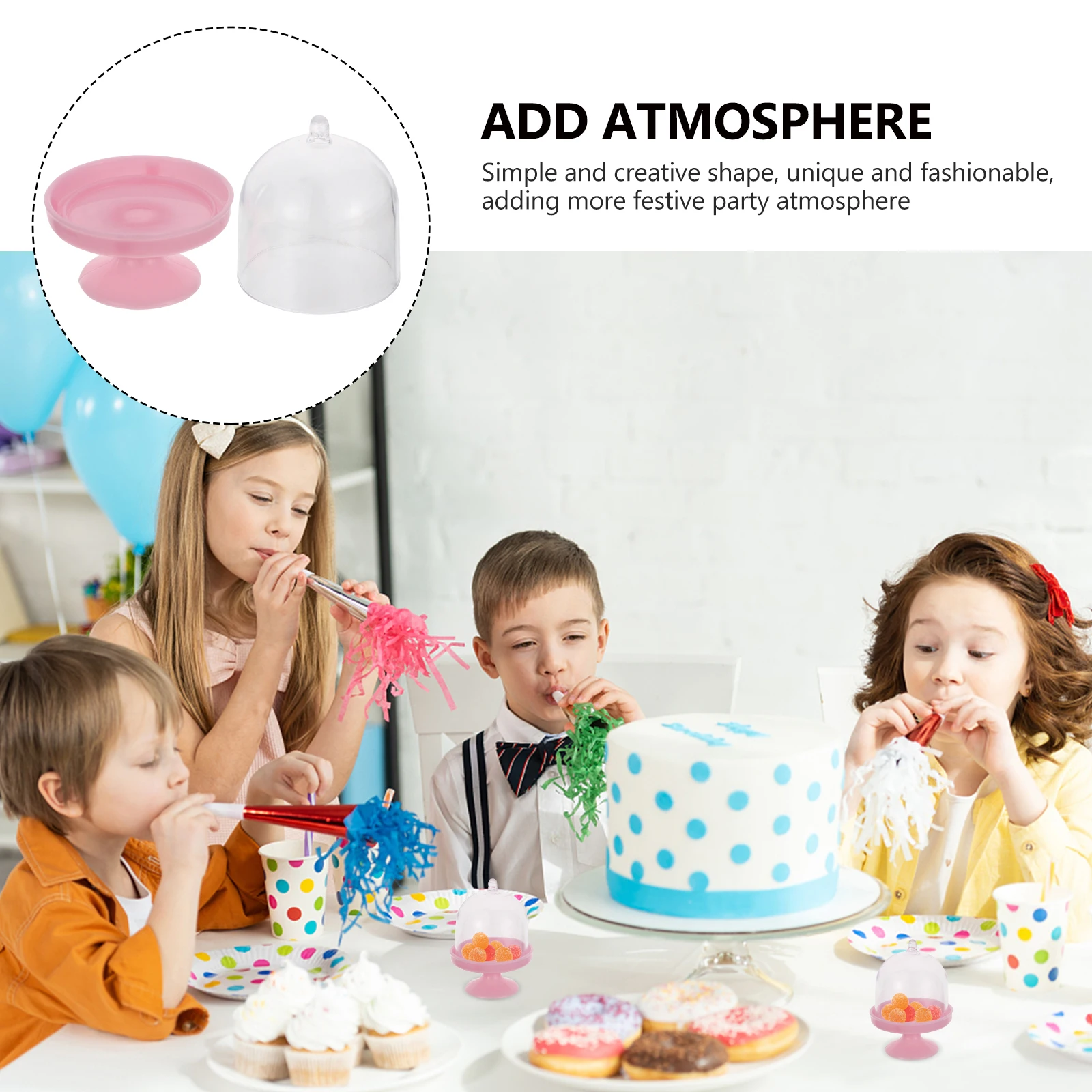 

12Pcs Baby Candy Boxes Stylish Snacks Cake Cookie Wrapping Plastic Sweets Gift Boxes Candy Gift Box