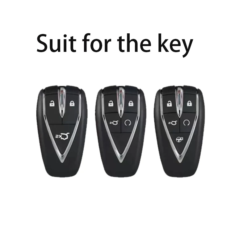 Transparent Black for Changan CS35PLUS CS55PLUS CS75 PLUS Eado UNI-T UNI K 2019 2020 2021 2022 Remote Car Key Case Cover Fob Bag