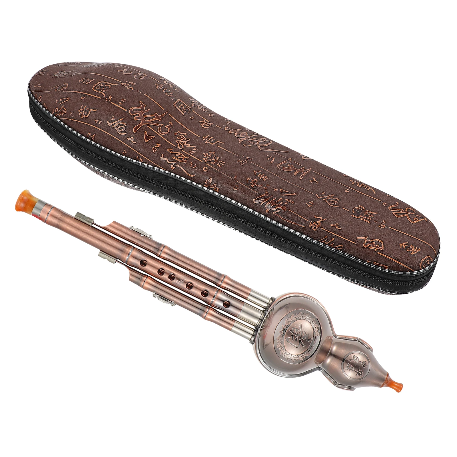 

1 set 1 Set 3-Tone Beginner Cucurbit Flute Durable Pp Material Elegant Chinese Gourd Instrument For Practice Classical Gift