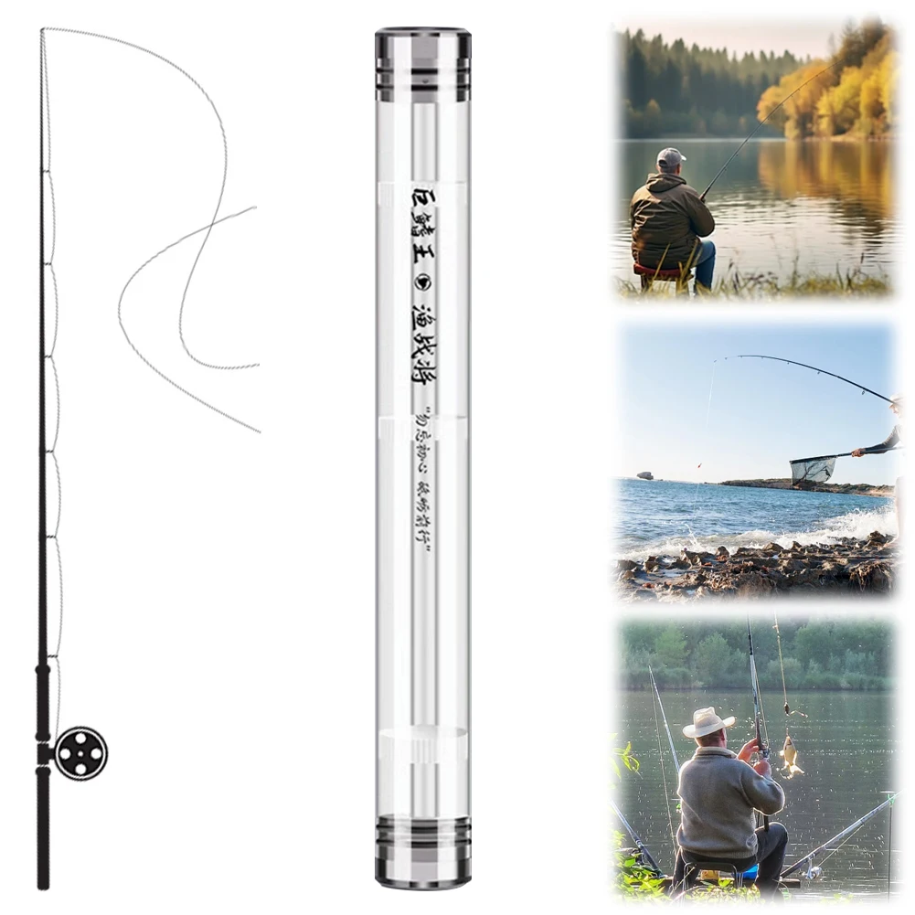 Fishing Float Container Large Capacity Clear Loaded  Waggler Float Tube Fishing Float Packaging Tube for Sea Fishing