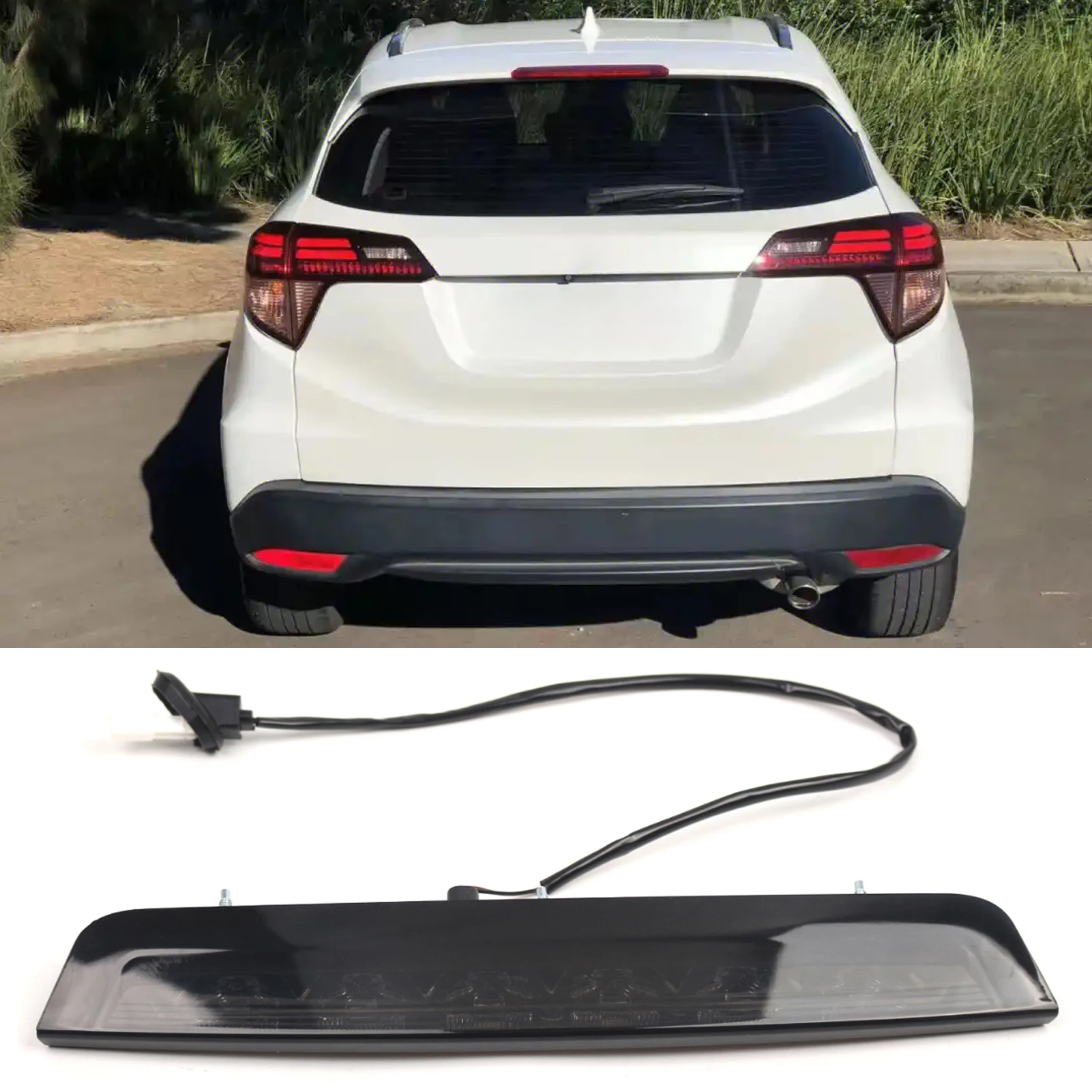 

High Mount Stop Light, LED Third Brake Light Replacement for Honda HR-V Vezel Acura CDX 2014-2022, 334270-T7A-H01