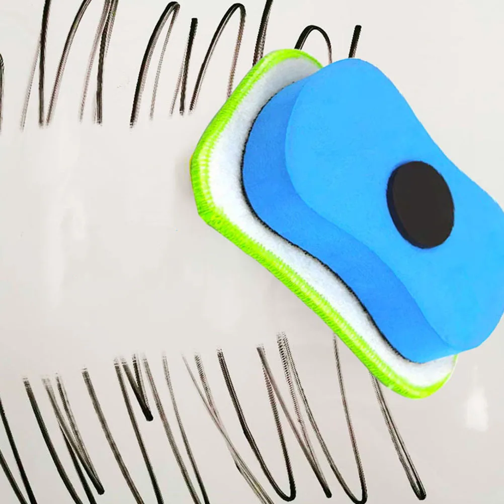 3 Stück waschbarer magnetischer Whiteboard-Radiergummi, abnehmbarer Eva-Schwammreiniger für Büro, Schule, staubfreier Brettwischer, wiederverwendbar