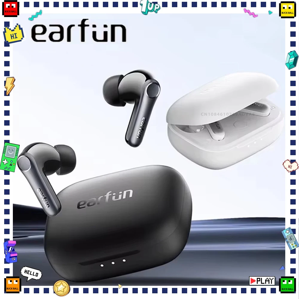 EarFun Air Pro 4 True Wireless Earphone BT5.4 Active Noise Reduction HI-FI Earphone E-sports IPX5 Earbuds Custom Gamer Gift