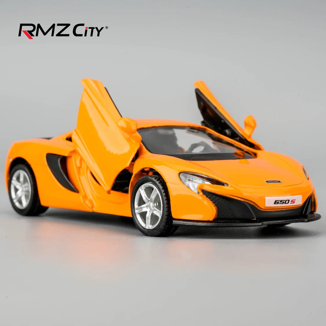 1:36 McLaren 650s Samochód zabawkowy, odlewany model samochodu, otwarte drzwi, kolekcja zabawek dla dzieci w wieku od 3 lat, prezent czerwony