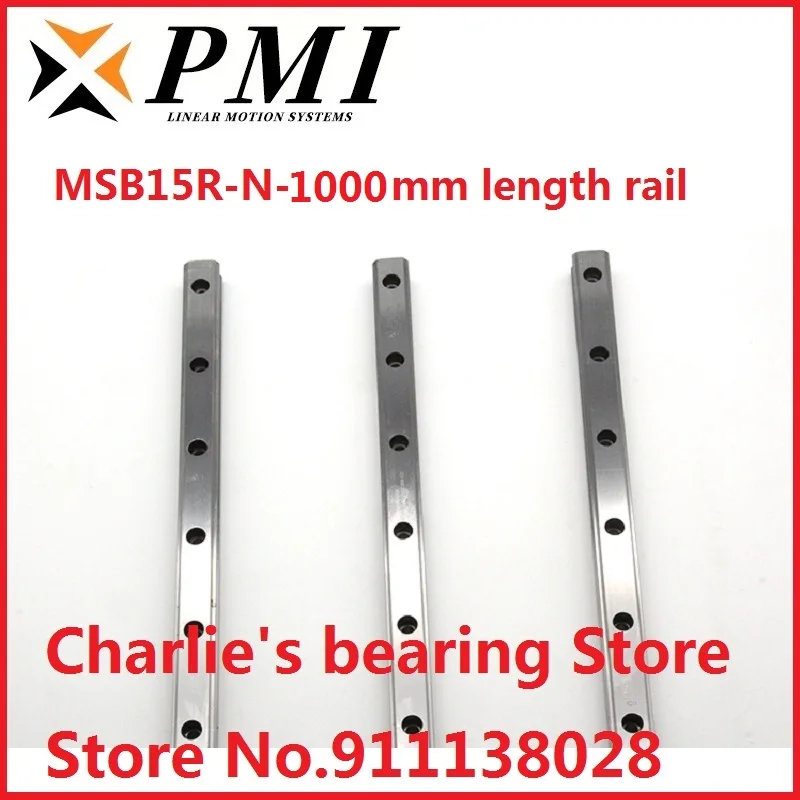 

1pc 100% brand new original genuine PMI brand MSB15R-1000mm length rail ONLY