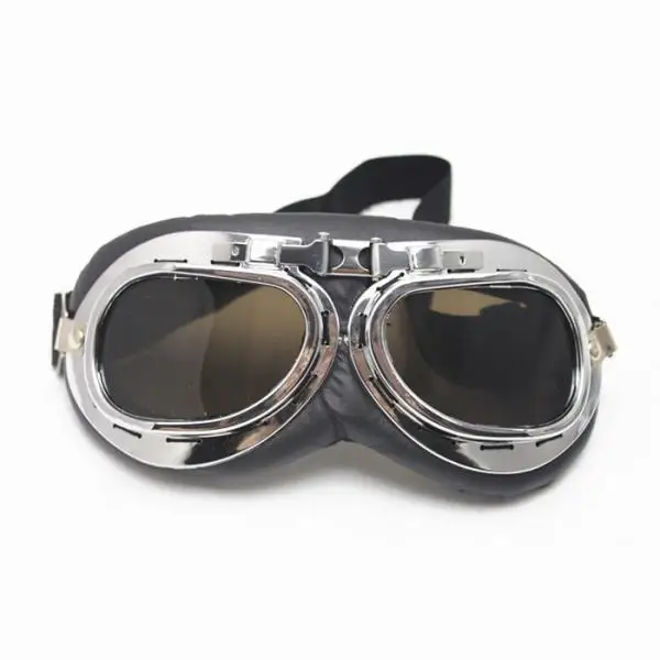 Sport Motorcycle Goggles Impact Resistant Windproof Riding Glasses Vintage Eyewear for Cosplay Helmet Cycling Activities