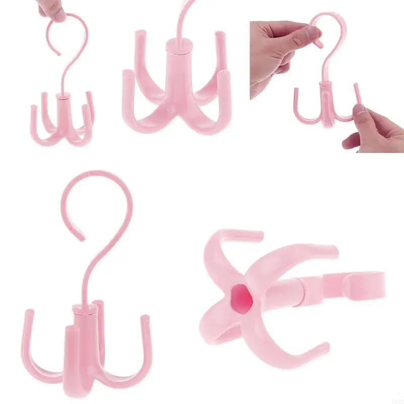 U75C 360 độ Vành đai Xoay Vành đai Tie Boond Hook Hook Hook Tổ chức tủ quần áo