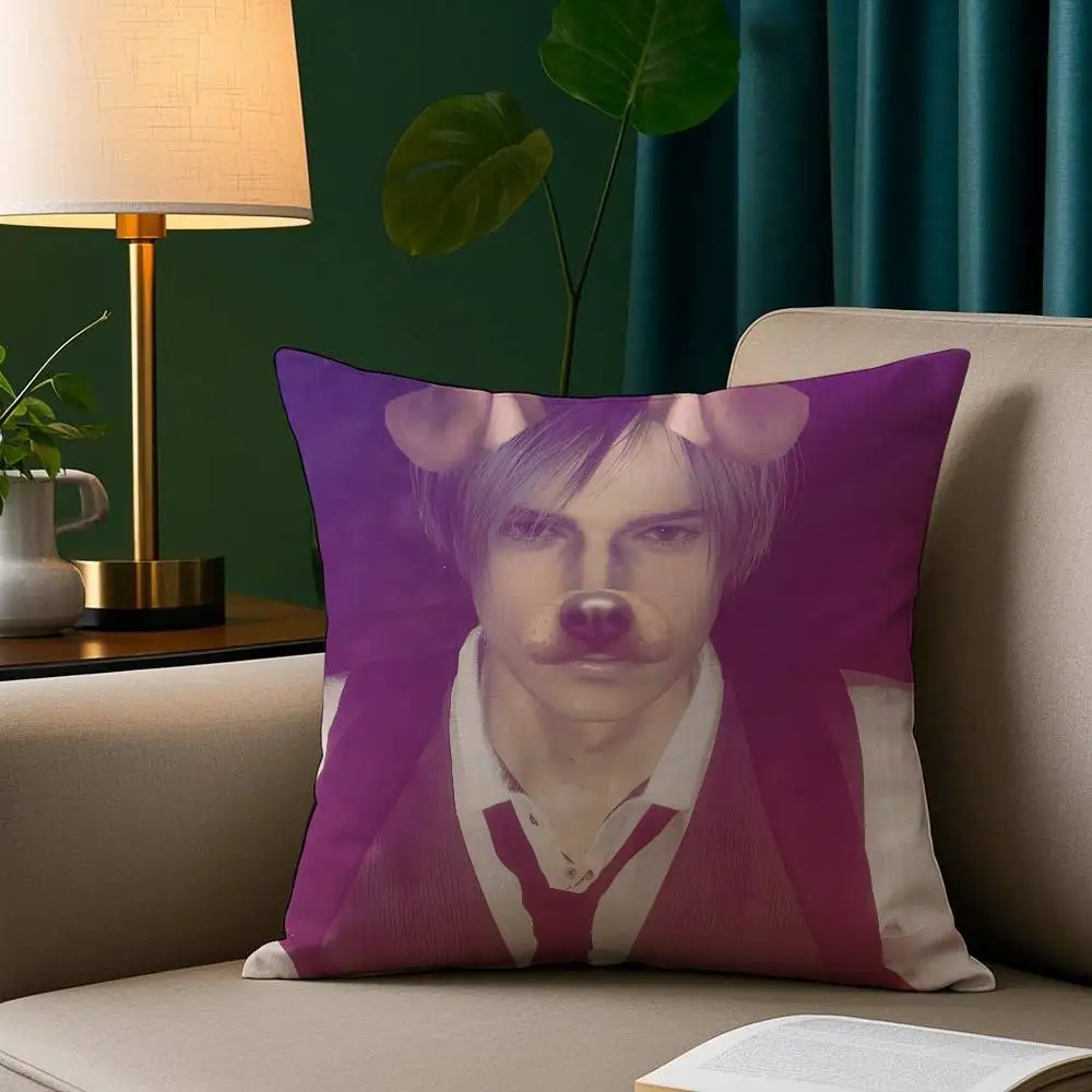 Muscle Leon Kennedy Resident Evil Pillow Set High Quality Material Gaming Gift Essential  Super Soft Comfortable Skin Friendly