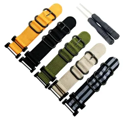 hot sale for Suunto Core Nylon Strap Band Kit w Lugs Adapters 24mm Watchbands nylon smart bracelet for men