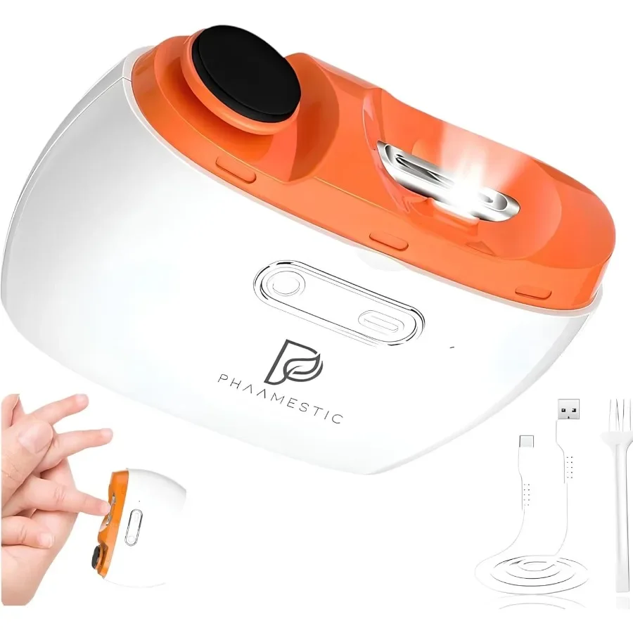 

Electric Nail Clipper Nail Trimmer with Upgraded Nail Grinder for Women and Seniors Safe and Easy to Use for All Individuals in
