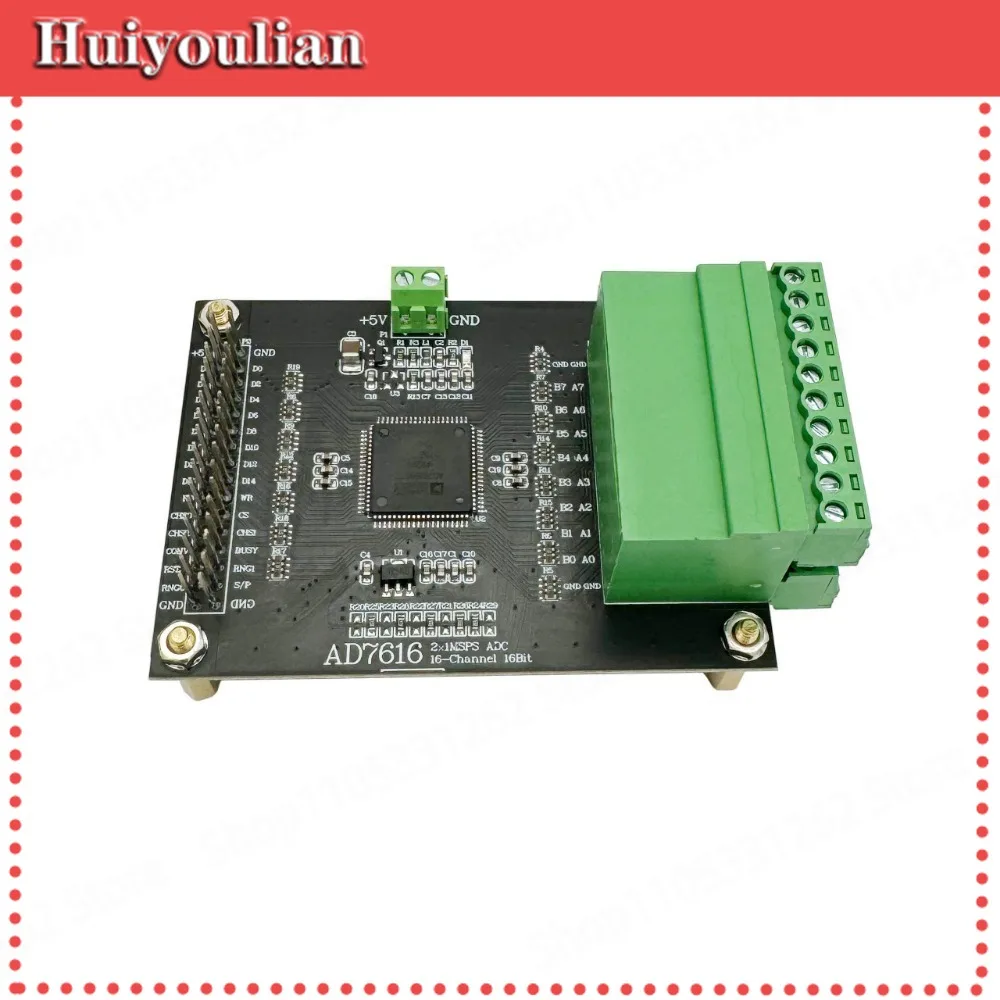 AD7616 16 Bit 16 Channel ADC Analog to Digital Converter Module 1MSPS High Speed Data Acquisition