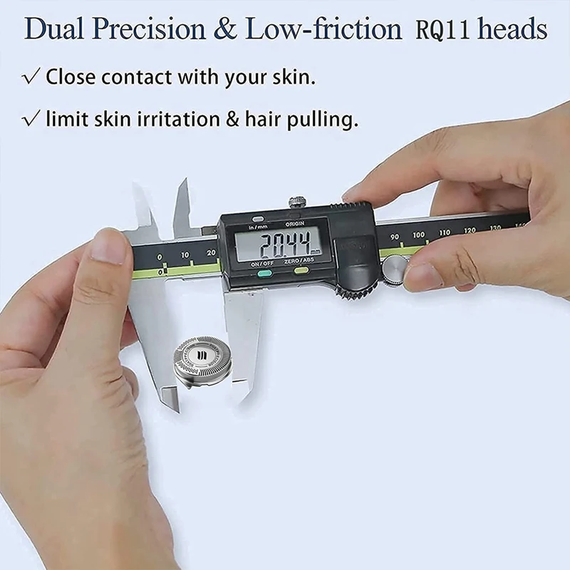 RQ11 Replacement Heads For  Norelco Sensotouch 2D 1150X 1160X 1180X,RQ11 Blades Upgrade