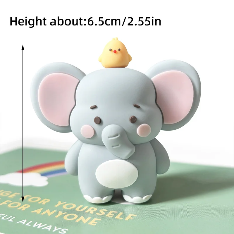 جديد سفاري الحيوانات كعكة توبر الغابة الأسد الفيل القرد للأطفال 1st حفلة عيد ميلاد كعكة الديكور استحمام الطفل هدايا لطيف #6