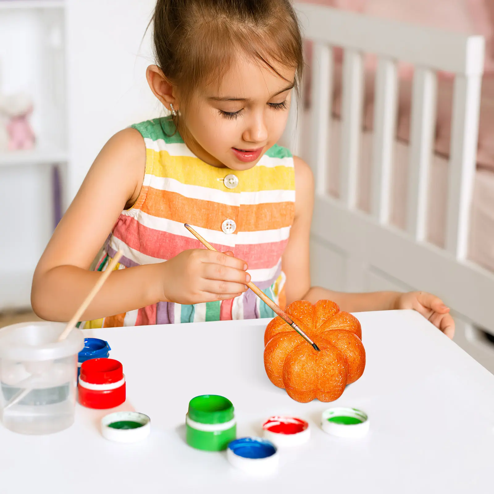 

Искусственная белая тыква с гладкой поверхностью, реалистичная, подходит для резьбы, для поделок своими руками, украшение на Хэллоуин, осень, День благодарения