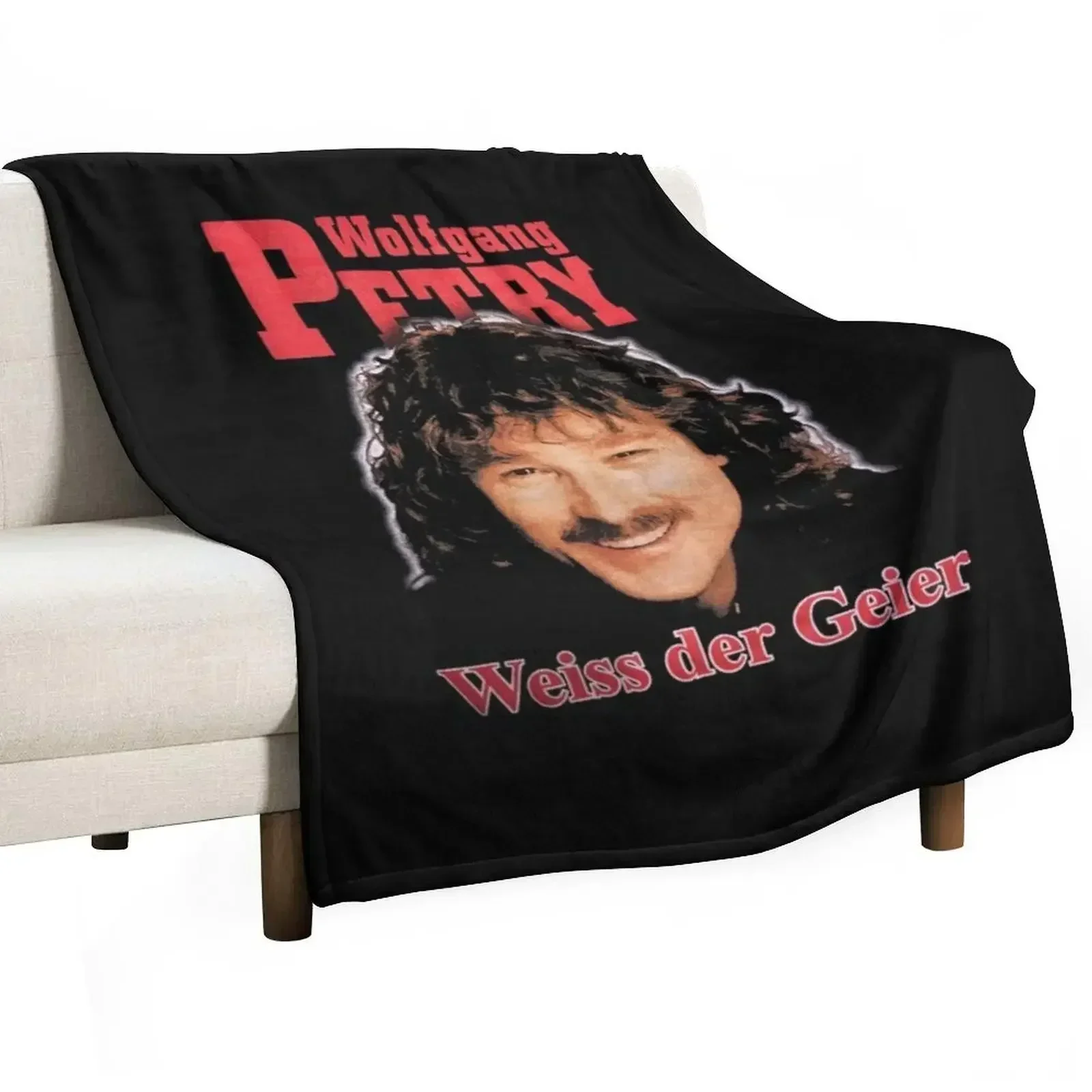 Wolfgang petry Weiss der geier Throw Blanket heavy to sleep valentine gift ideas For Decorative Sofa Decorative Beds Blankets