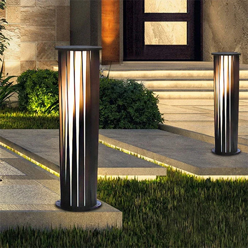 TINNY-Lámpara LED para césped al aire libre, iluminación moderna e impermeable para Villa, jardín, patio, barrio residencial