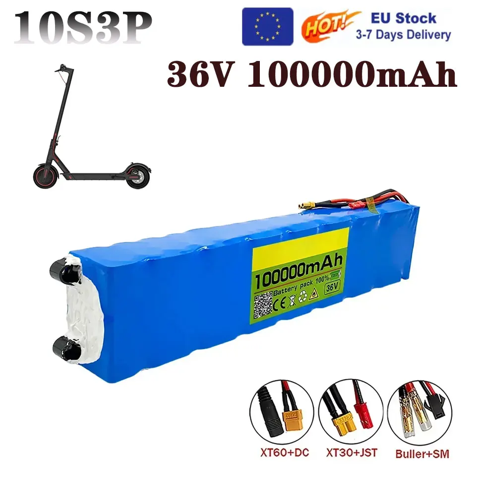 MKEPA 10S3P 36 فولت 100000 مللي أمبير 36 فولت سكوتر كهربائي بطارية حزمة 18650 ليثيوم M365 سكوتر كهربائي 36 فولت بطارية سكوتر #1