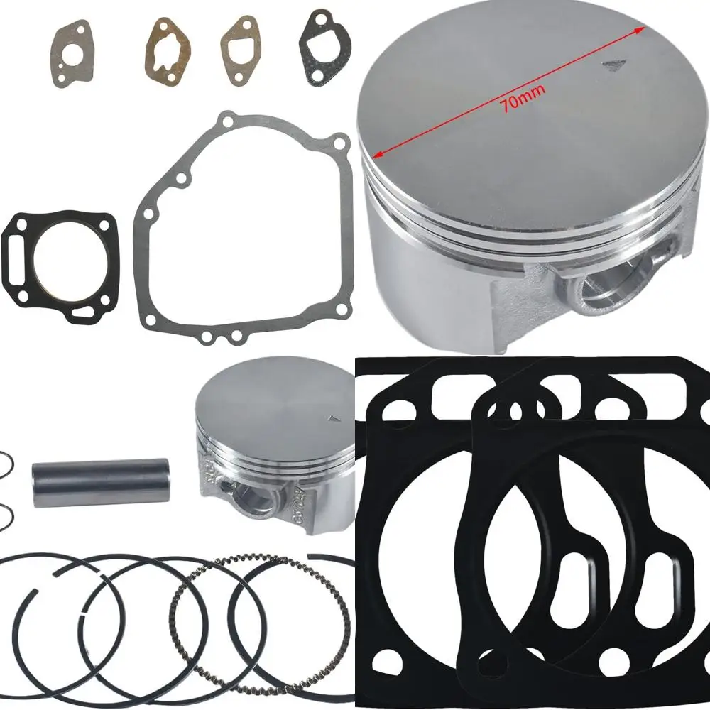 

Комплект заготовки стержня (3,308) с поршнем с плоским верхом 70 мм для двигателя Harbour Freight Predator 212cc Hemi и Non-Hemi версии.