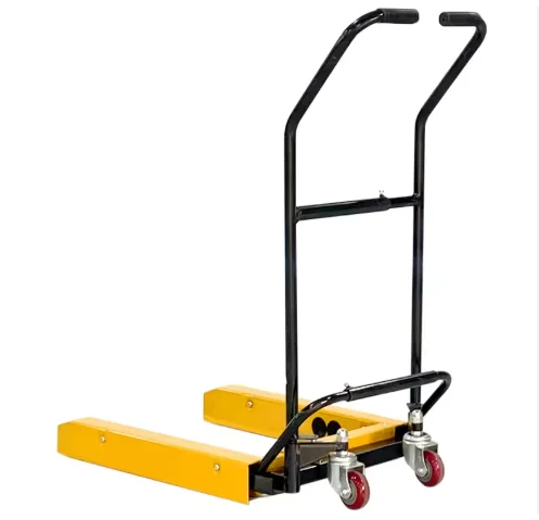 Truck with Platform Trolley Plate Mini Truck Box Cart Mini Four-Wheel Plastic Container Transport Cart Hand Manual Turnover Box