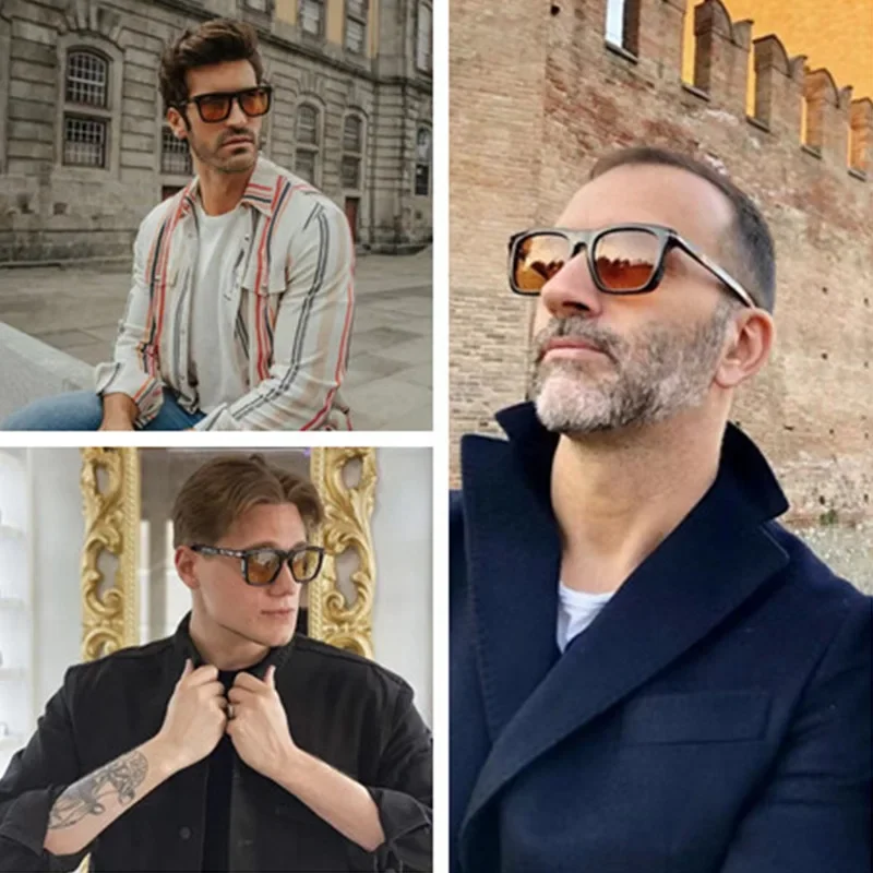 New Square Sunglasses For Men Women Vintage Fashion Goggle Driving Sun Glasses UV400 Male Eyewear Gafas de sol image 3