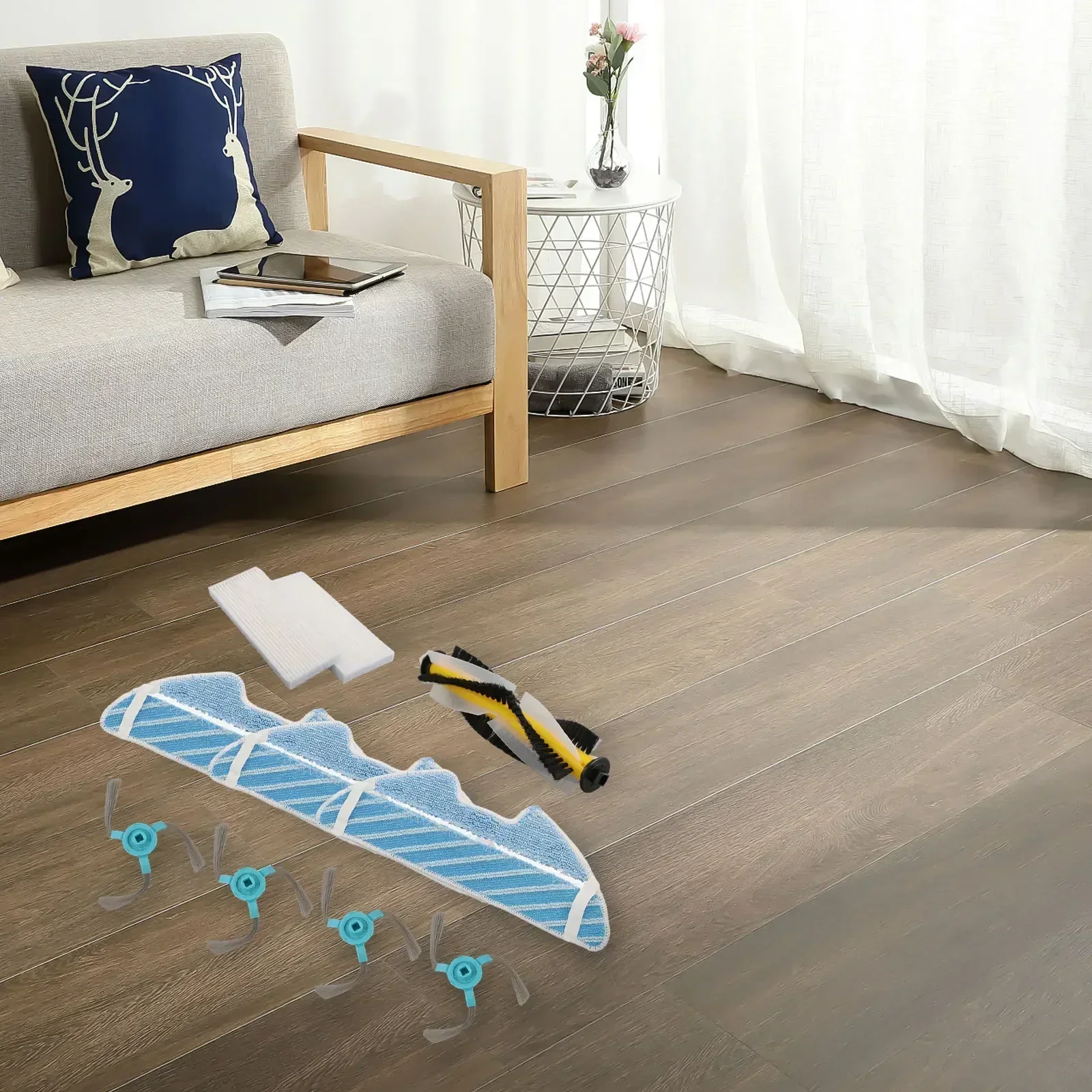 Per SENCOR SRV 4200BK 4250SL 2230TI 6250BK 9250BK 9200BK Aspirapolvere Principale Spazzola Laterale Mop Kit Filtro In Stoffa