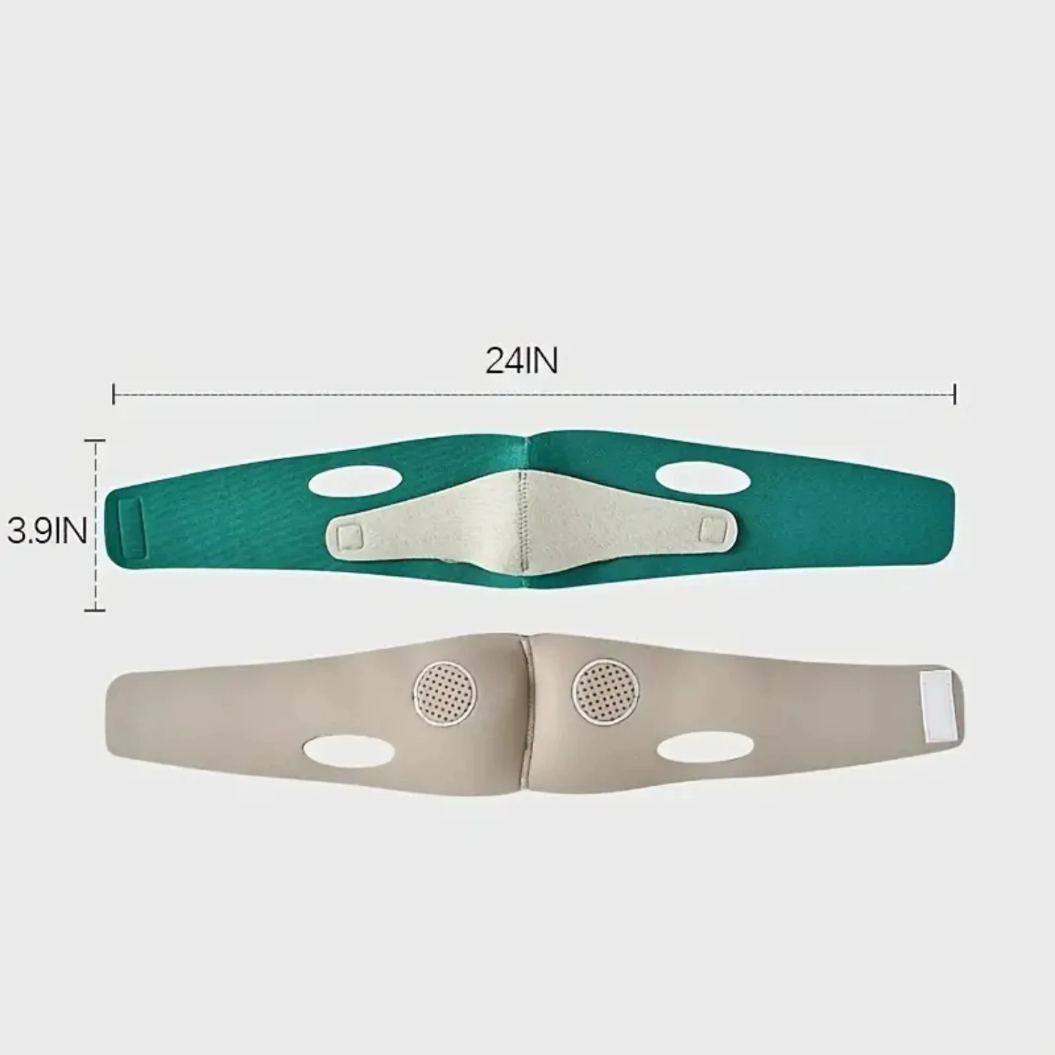 二重あご軽減顔痩身ストラップ再利用可能な発熱 V ラインフェイスリフトマスクによる