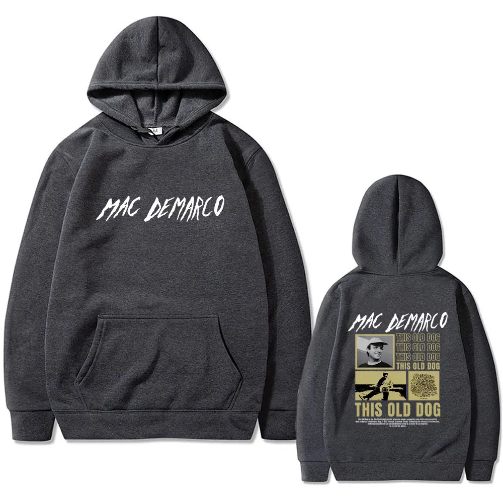 Mac Demarco This Old Dog Album Double Sided Print Hoodie Men Women Vintage Oversized Tracksuit Male Fashion Pop Music Hoodies