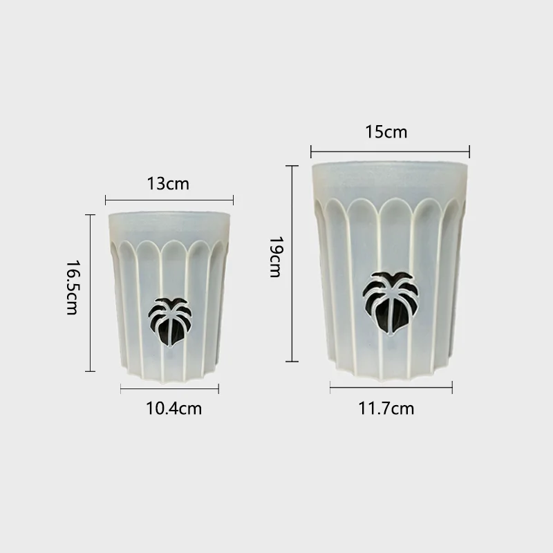 Double Layer Plastic Flower Pot Self Watering Planters Breathable Root Control Pot Air Column Home Decoration Plant Pot