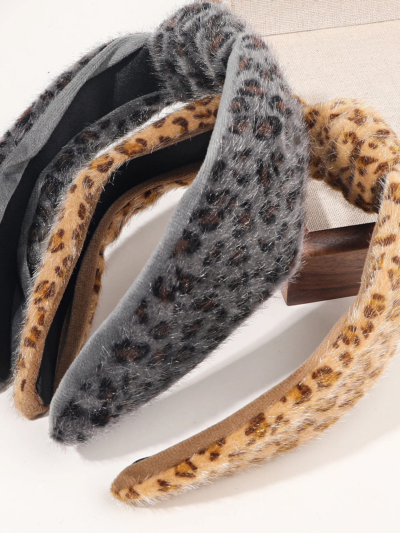 Leopard Print Hairband for Women - Top Knot Headband, Knotted Headbands, Fashion Cute Hair Accessories for Women Girls