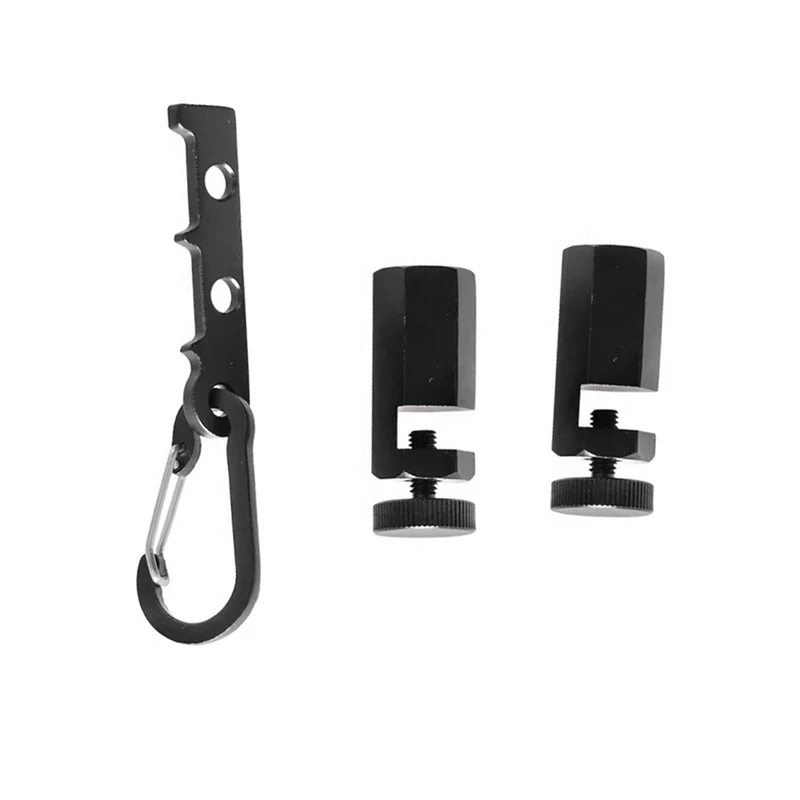 Promotion! Square Auxiliary Jig With Holder And Carabiner Stair Guages Knobs Tool Tall Stair Gauges For Framing Square