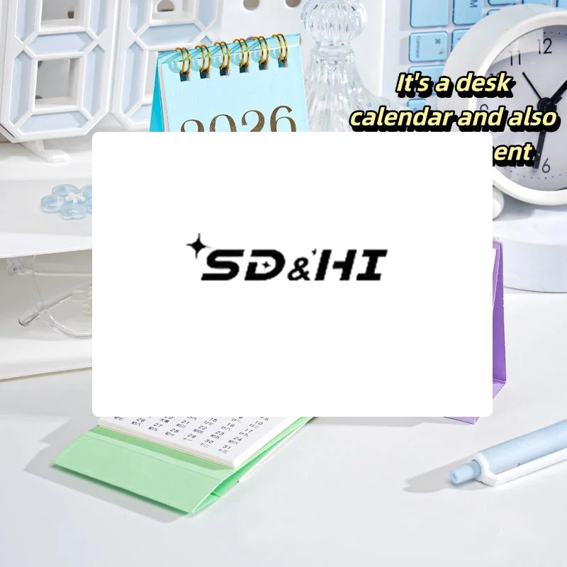 

2026 Mini Small Desk Calendar Desktop Ornament Calendar Book Creative Simple Planner Desktop Office Stationery New Year Gifts