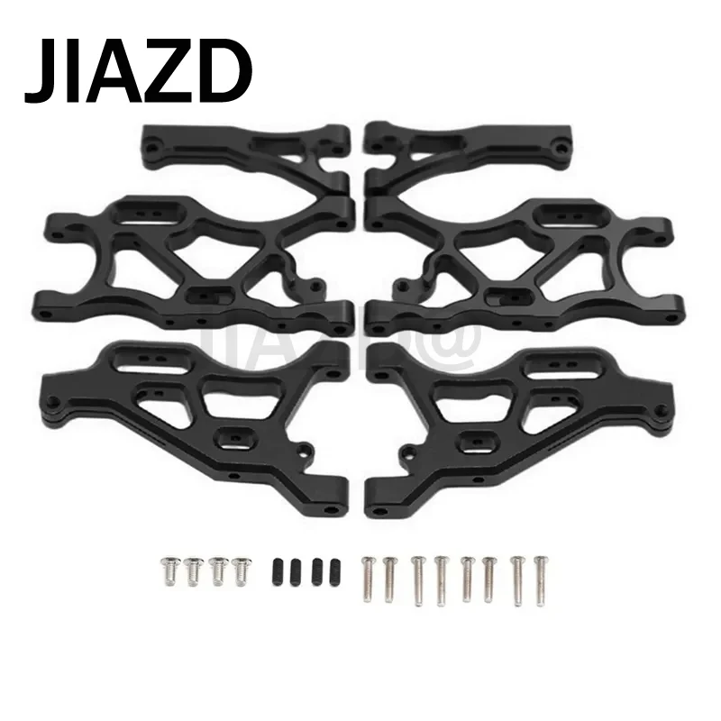 6pcs Metal Front and Rear Suspension Arm Set for ARRMA 1/7 Infraction Limitless 6S 1/8 Typhon 6S RC Car Upgrade Parts