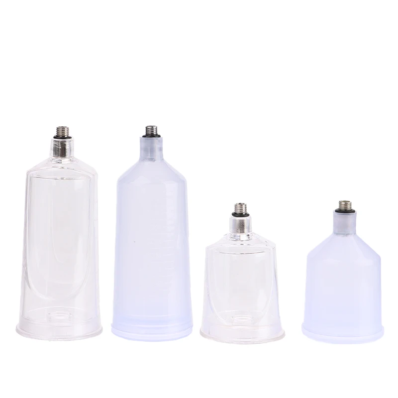 20/40ml Empty PC Plastic Bottle Airbrush Jar Replacement Air Brush Bottle for Skin Care Airbrush Facial Mist Sprayer Accessory