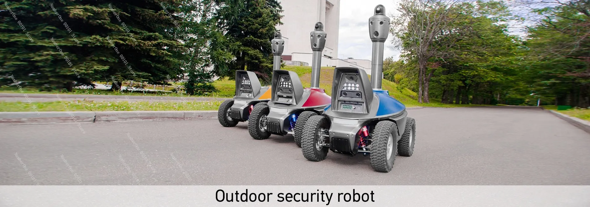 Patrol security robot/intelligent identification/motion detection/duty/residential industrial zone/secondary development