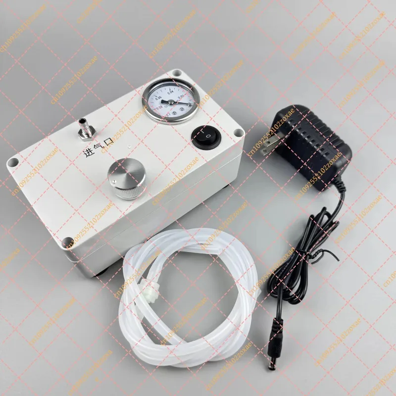 80KPa Adjustable Mini Vacuum Pump With Pressure Gauge Lab Negative Pressure Pump For Filtration Defoaming