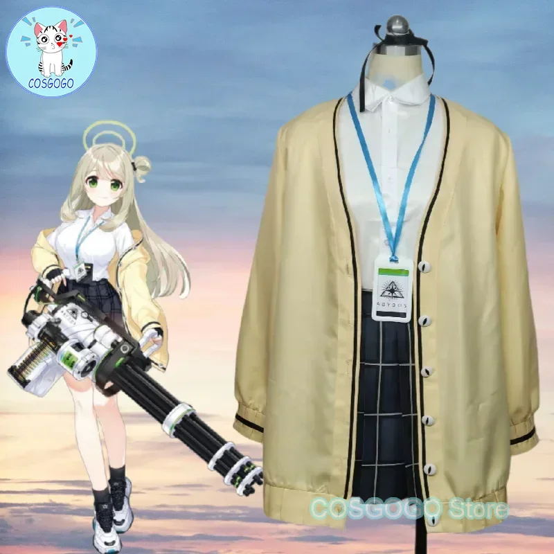 

COSGOGO Blue Archive Izayoi Nonomi Cosplay Costume Cos Game Anime Party Uniform Hallowen Play Role Clothes Clothing