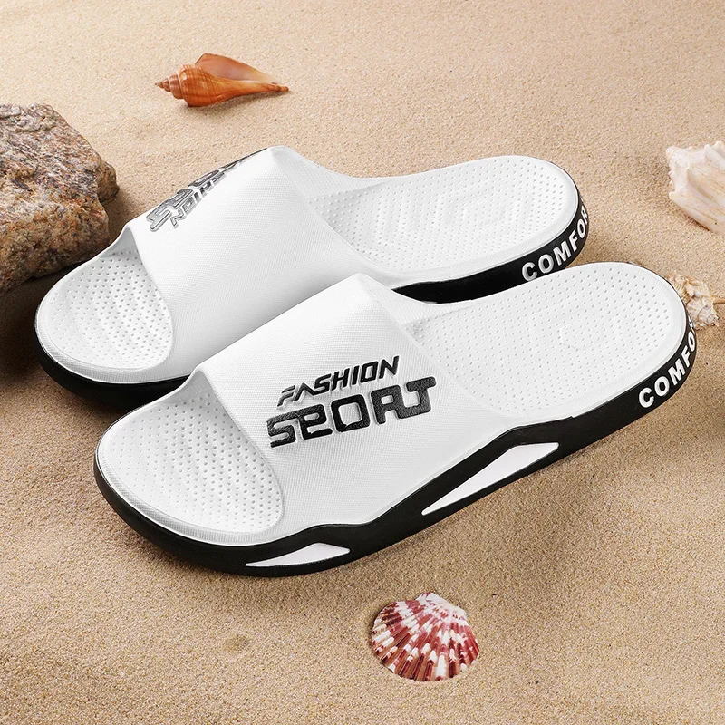 Men's Slippers Can Be Worn Externally In Summer Non-Skid Bathroom Sandals Trendy Bathroom Home Indoor Flip-flops For Men