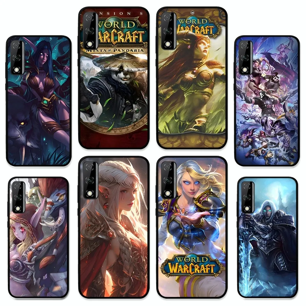 W-World Of W-Warcraft Mousepad For Huawei Y9 6 7 5 Prime Enjoy 7s 7 8 plus 7a 9e 9plus 8E Lite Psmart Shell