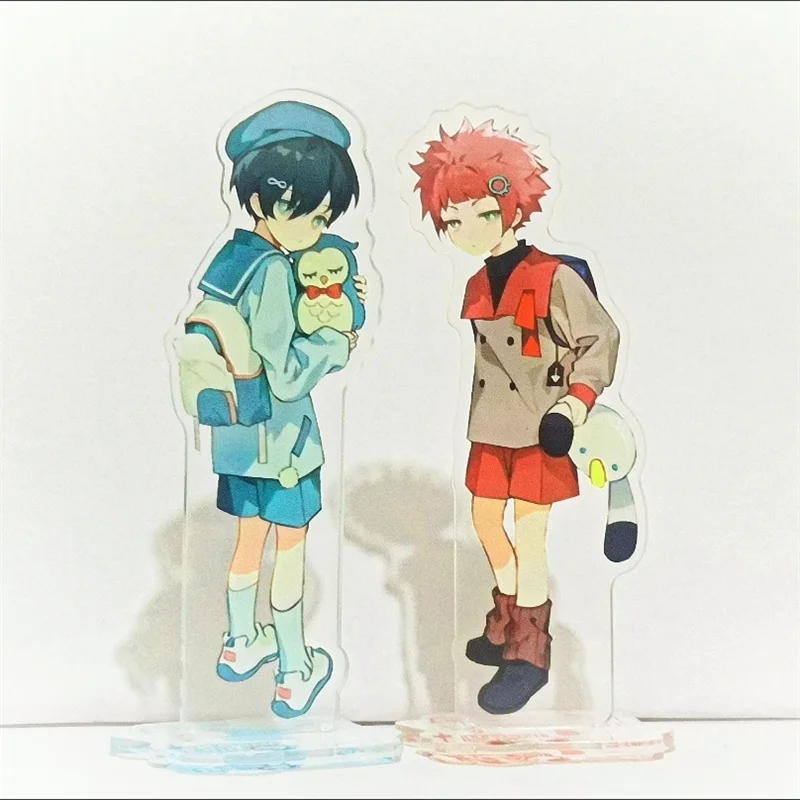 Anime Blue Lock Itoshi Rin Itoshi Sae Cosplay Acrylic Stand Model Figure Desktop Ornament 2Pcs Accessories Decoration Prop