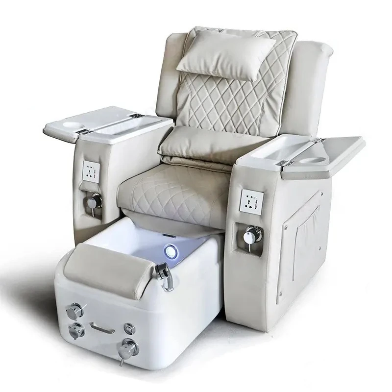 Electric massage eyelash manicure sofa, nail salon foot chair foot bath sofa