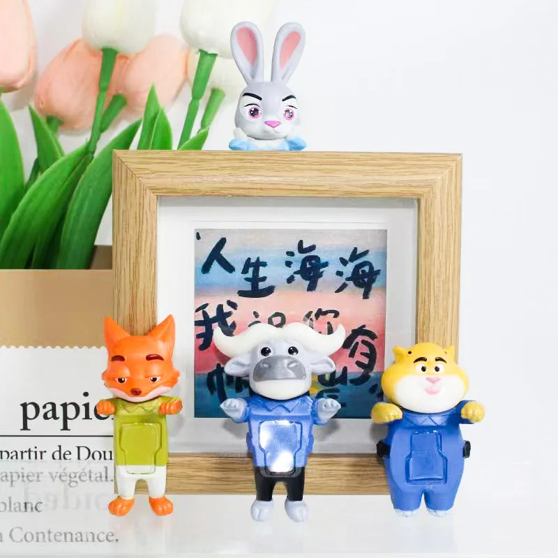 Caja ciega Original Zootopia 2, bonita figura de acción de Nick Judy, muñeca, caja misteriosa, figuras de Anime, modelo de colección de dibujos animados, juguete