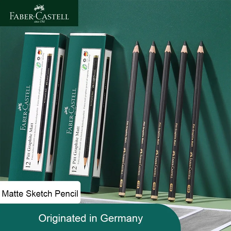 

Faber-Castell матовый карандаш для эскизов, художественные Графитовые карандаши, затенение, письмо, эскиз, рисунок, дизайнерский дизайн