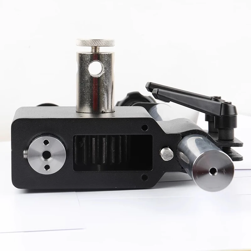 Perfume Bottle Capping Machine Tabletop Manual Pneumatic For Collar Ring Crimping Vial Top Pressing Pneumatic Glass Bottle