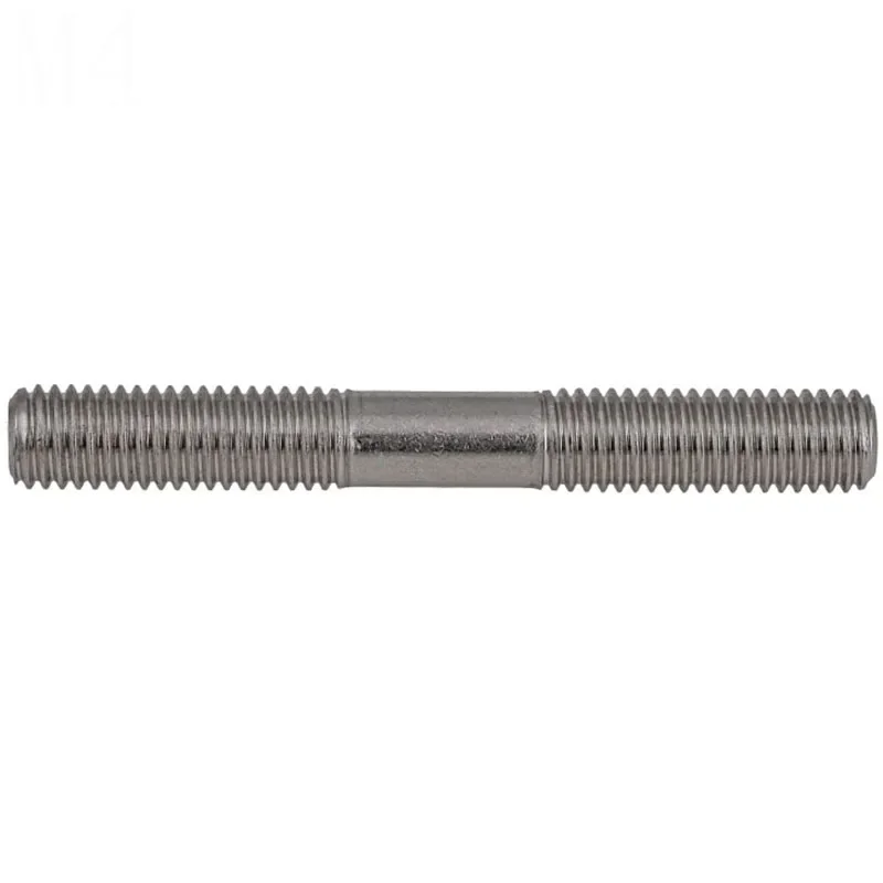 M5 x0.8 20mm - 250mm Metric 304 Stainless Steel Double End Threaded Stud Bolts Screw Rod