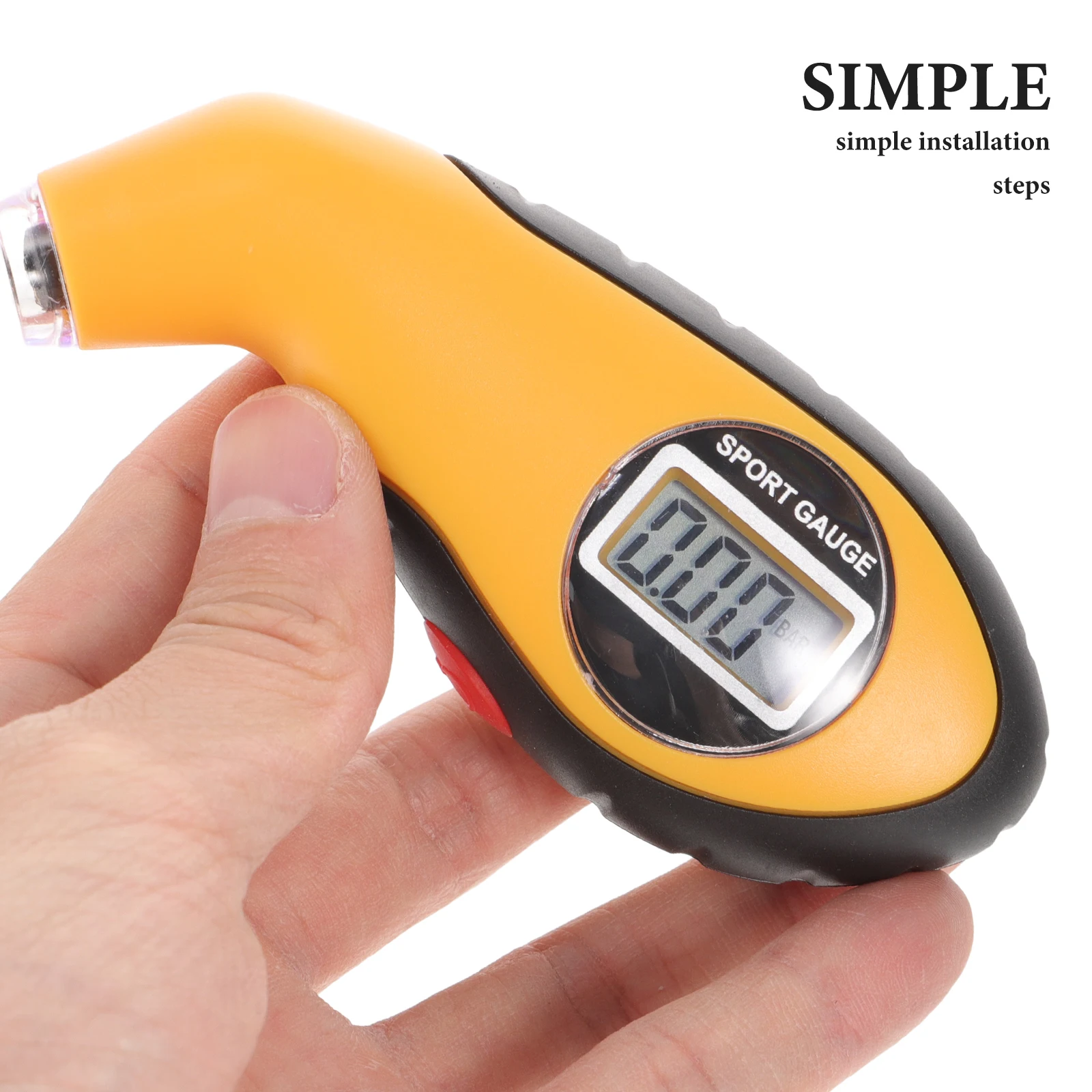 

Digital Tire Pressure Gauge for Cars High Precision Portable Air Compressor Brake Meter Tyre Tester Truck Tread Depth Monitor