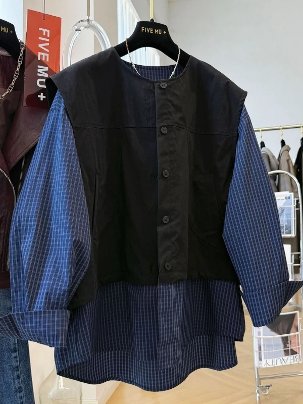 

Large Size 300 Pou Plaid irt Casual Men's Clothing Spring Autumn New Sle Color Blo Breathable Anti-Wrinkle Wear Resi...