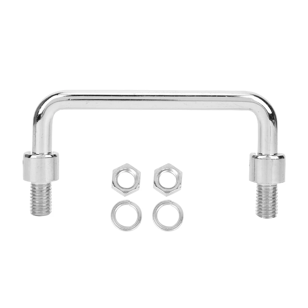 100mm porta puxa armário alça peças de ferragem metal ferro + 304 aço inoxidável prata