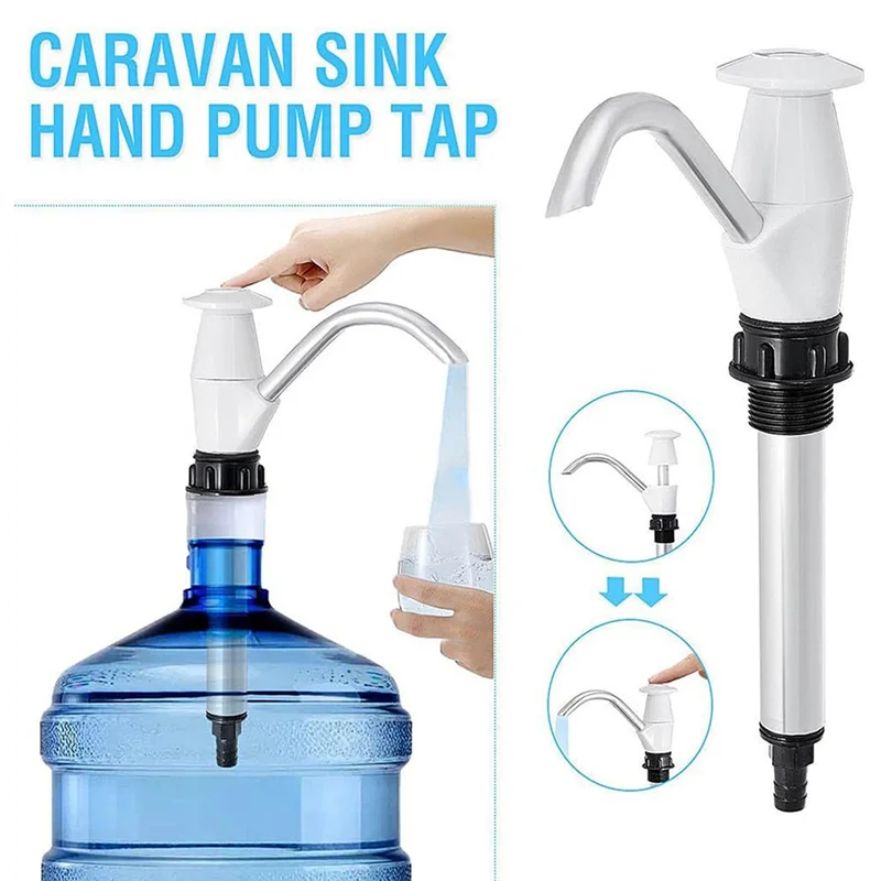 MOPHE-Strumento di sostituzione della pompa a mano dell'acqua per il rubinetto del lavandino del rimorchio da campeggio Strumenti di pompaggio del camper Rubinetto di scarico della pompa a mano dell'acqua del lavello